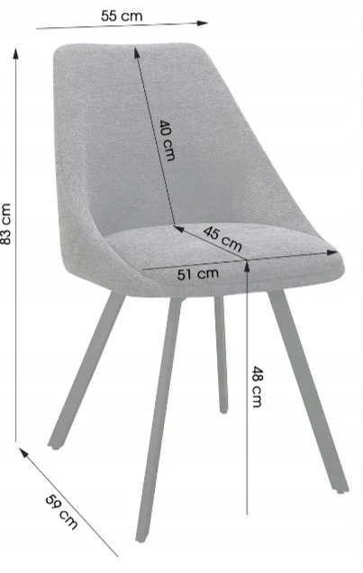 360° SUKIMOS KĖDĖS VALGOMOSIUI 2 Vnt 83X55X59 CM ANTRACITU MINŠTI