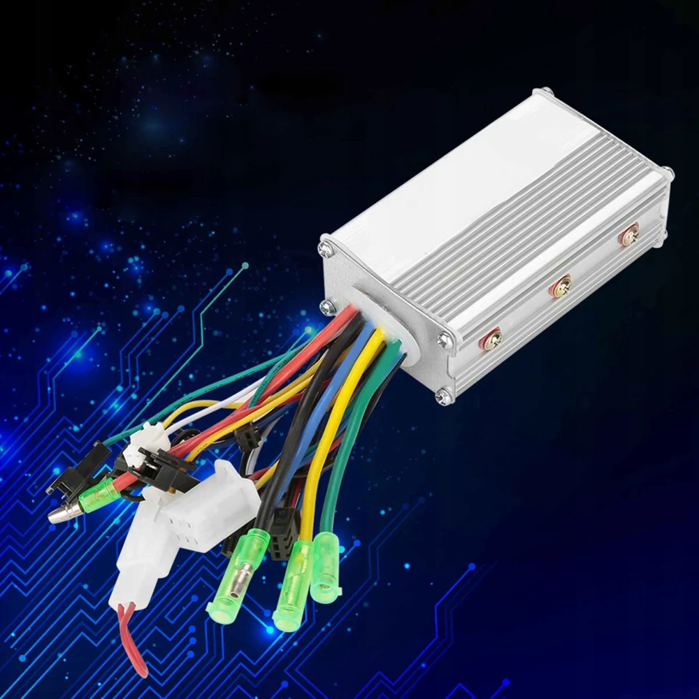 36V/48V 350W BE ŠEETYTŲ VARIKLIO VALDIKLIS ELEKTRINIAM DVIRAČIUI