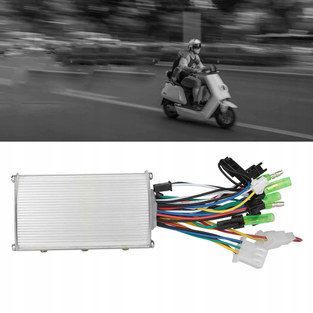 36V/48V 350W BE ŠEETYTŲ VARIKLIO VALDIKLIS ELEKTRINIAM DVIRAČIUI
