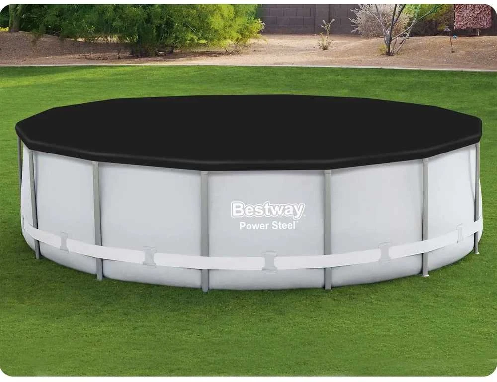 396 cm „Bestway 58292“ karkasinio baseino uždangalas