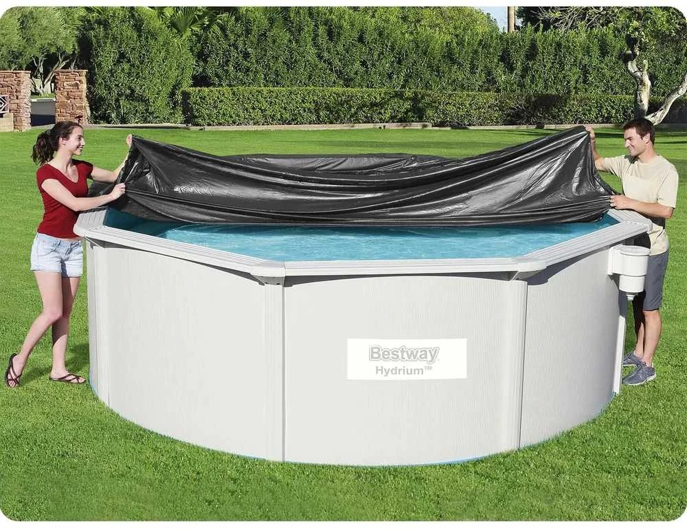 396 cm „Bestway 58292“ karkasinio baseino uždangalas