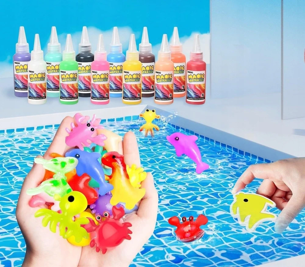 3D AQUA GEL XXL 12 SPALVŲ KŪRYBINIS RINKINYS VAIKAMS DOVANAMS