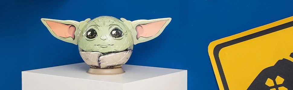Ravensburger 3D Dėlionė 77 vnt. - Star Wars kamuolys - Grogu
