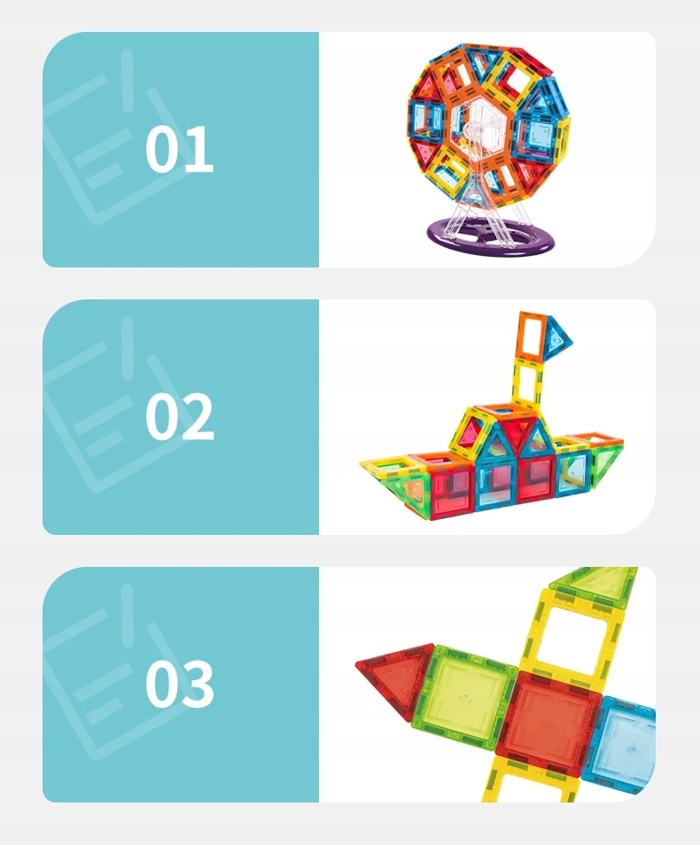 3D EDUKACINIAI MAGNETINIAI KONSTRUKCINIAI KONSTRUKCINIAI PUZLELE 70 vnt.