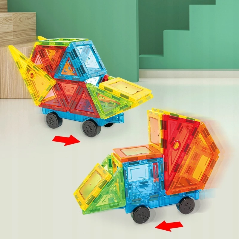 3D EDUKACINIAI MAGNETINIAI KONSTRUKCINIAI KONSTRUKCINIAI PUZLELE 70 vnt.