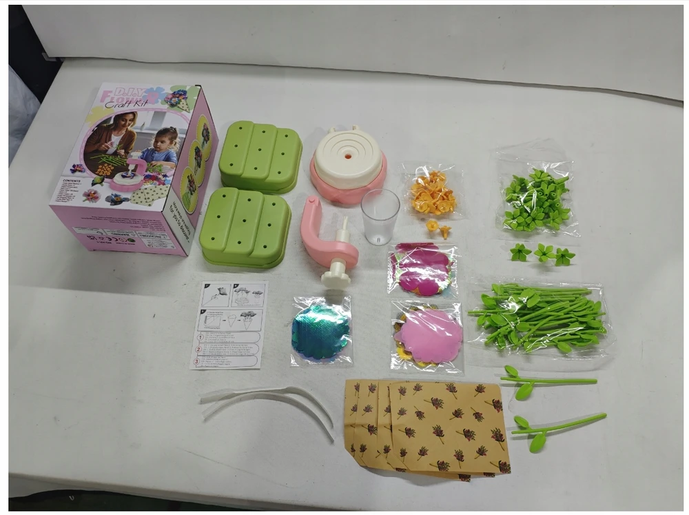 3D GĖLIŲ DARYMO MAŠINA KŪRYBINIS RINKINYS XXL 182 EL DIY PUOKŠTELĖS