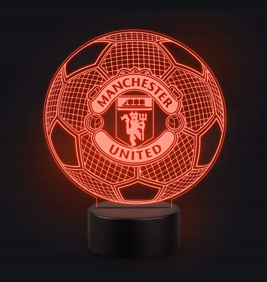 3D Lampka LED Manchester United