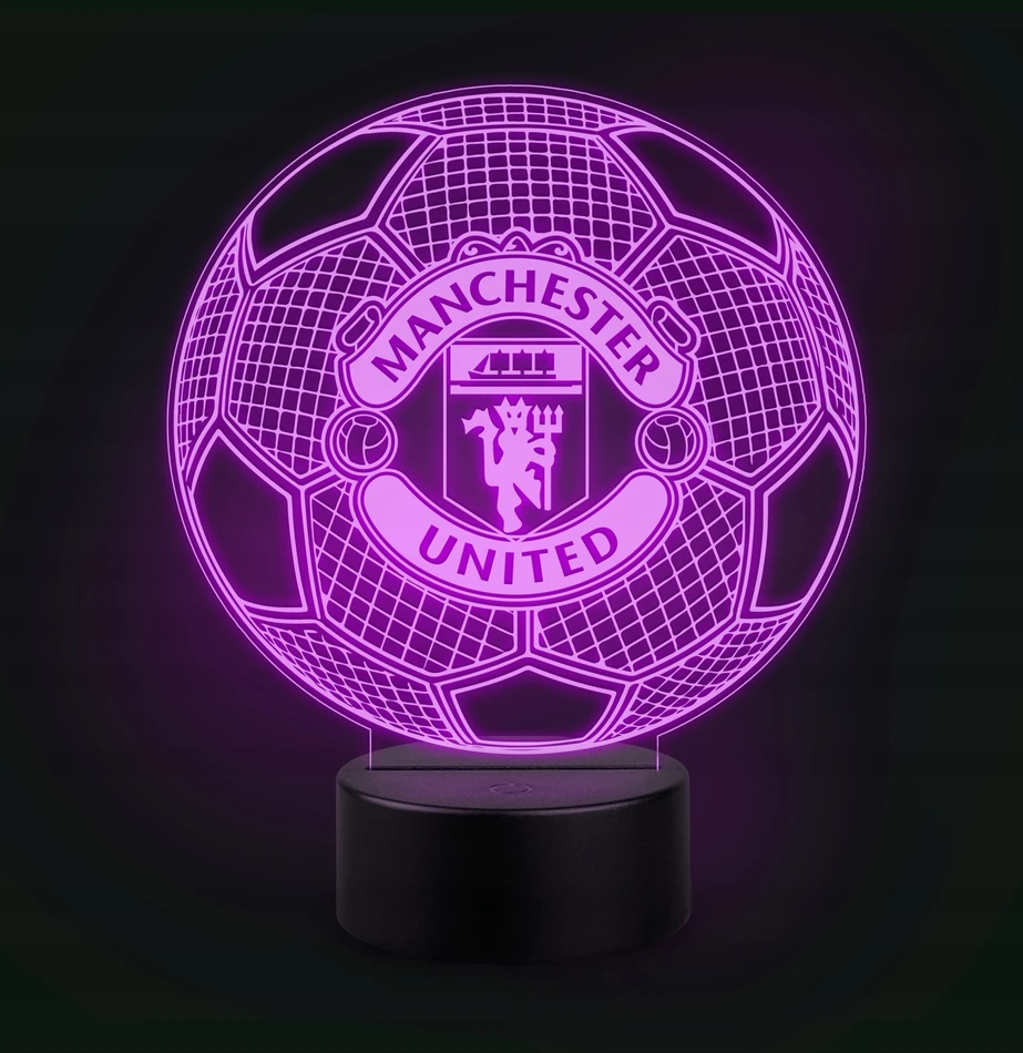3D Lampka LED Manchester United