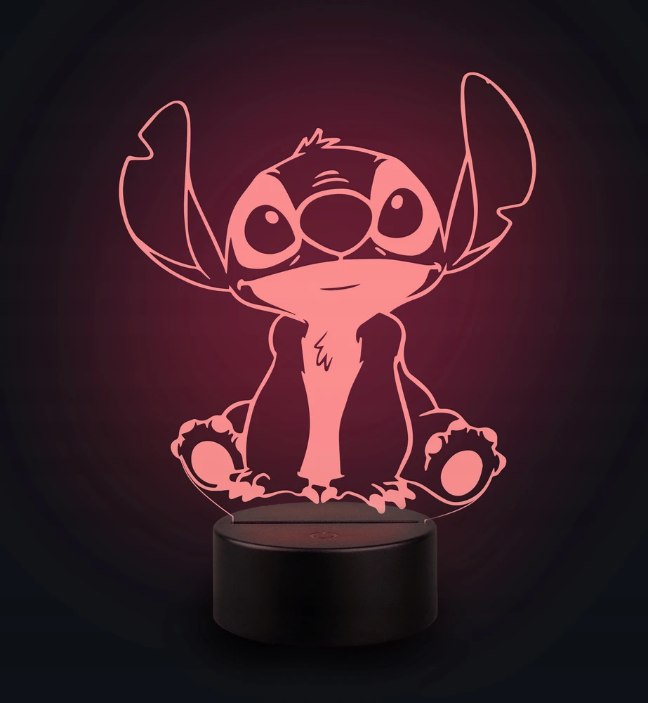 3D Lampka LED Stich Lampka nocna do pokoju dziecka Prezent