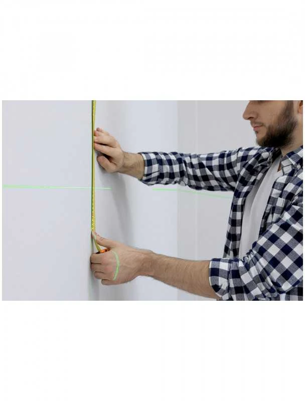 3D Lazeris NEO TOOLS 75-141 (16 linijų, žalias, su dėklu)
