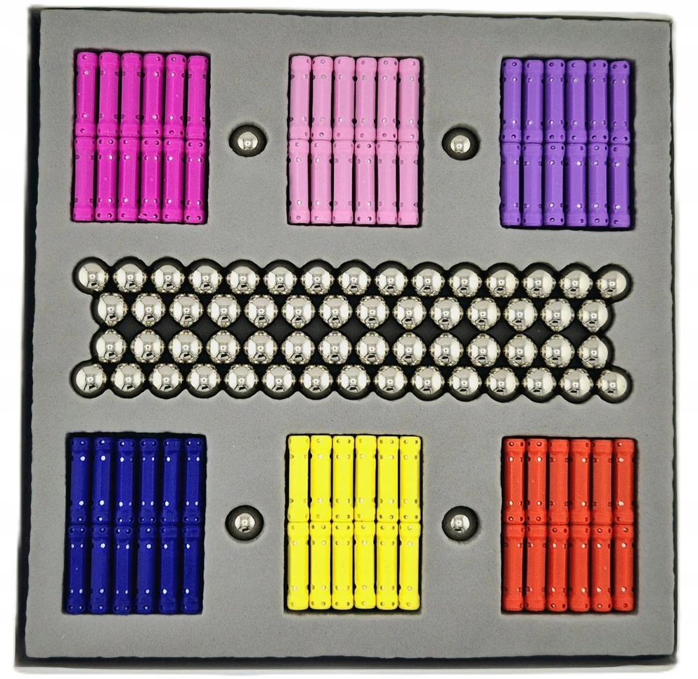 3D Neocube Magnetiniai statybiniai blokai Statybiniai kamuoliukai mega rinkinys XXL206 el