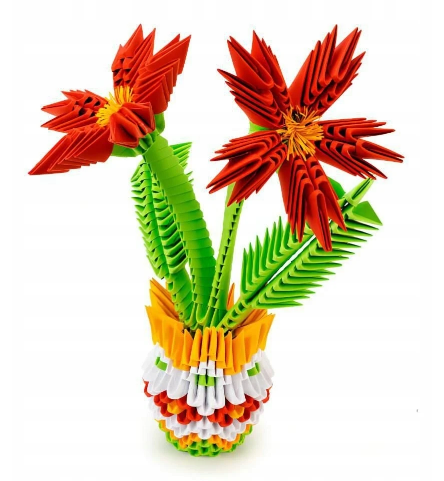 3D origami ALEXANDER gėlių rinkiniai MERGAITĖMS