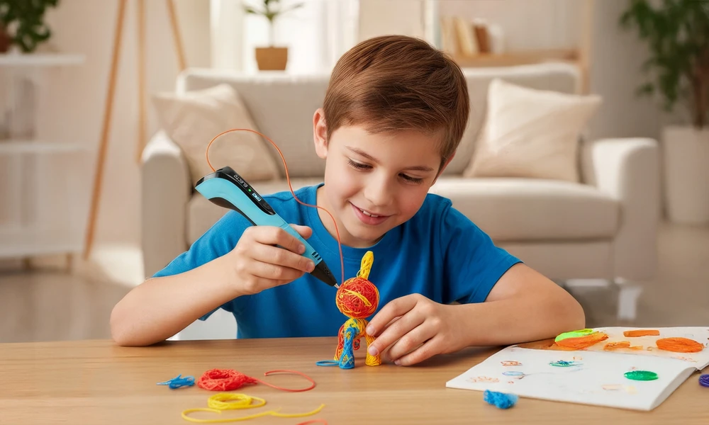 3D PRO PEN RINKINYS VAIKAMS + 260 METRŲ pildymas + ELECTO ŠABLONAS