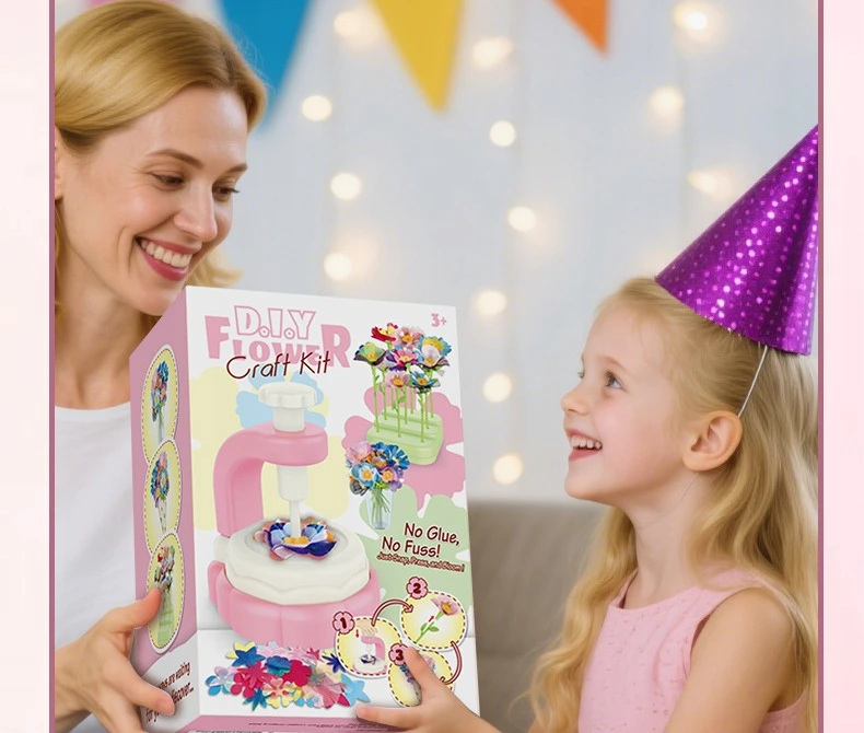 3D XXL gėlių kūrimo mašina, kūrybinis rinkinys 160 elementų, „pasidaryk pats“ puokštės