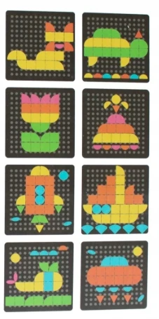 3M Geometrinė mozaika 170 elementų CREATIVE rinkinys vaikams ŽAISLŲ RINKINYS