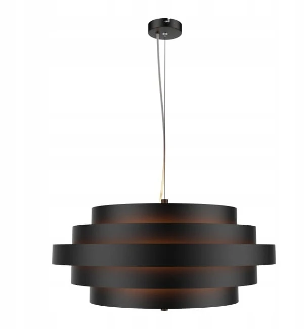 3M LAMPA WISZĄCA GOODHOME EUBOEA 3-PUNKTOWA E27 JUODA MAT