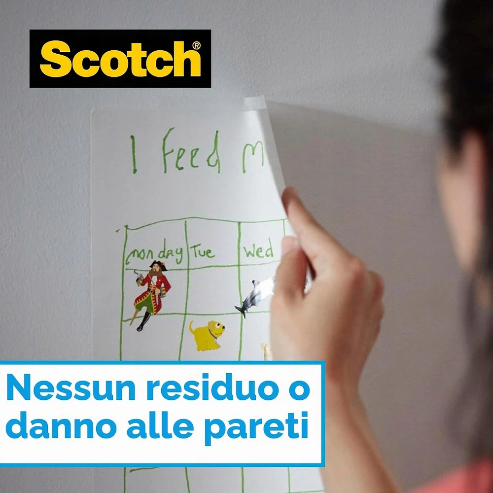 3M Lipni juosta Scotch Wall-Safe Tape 183-fdg