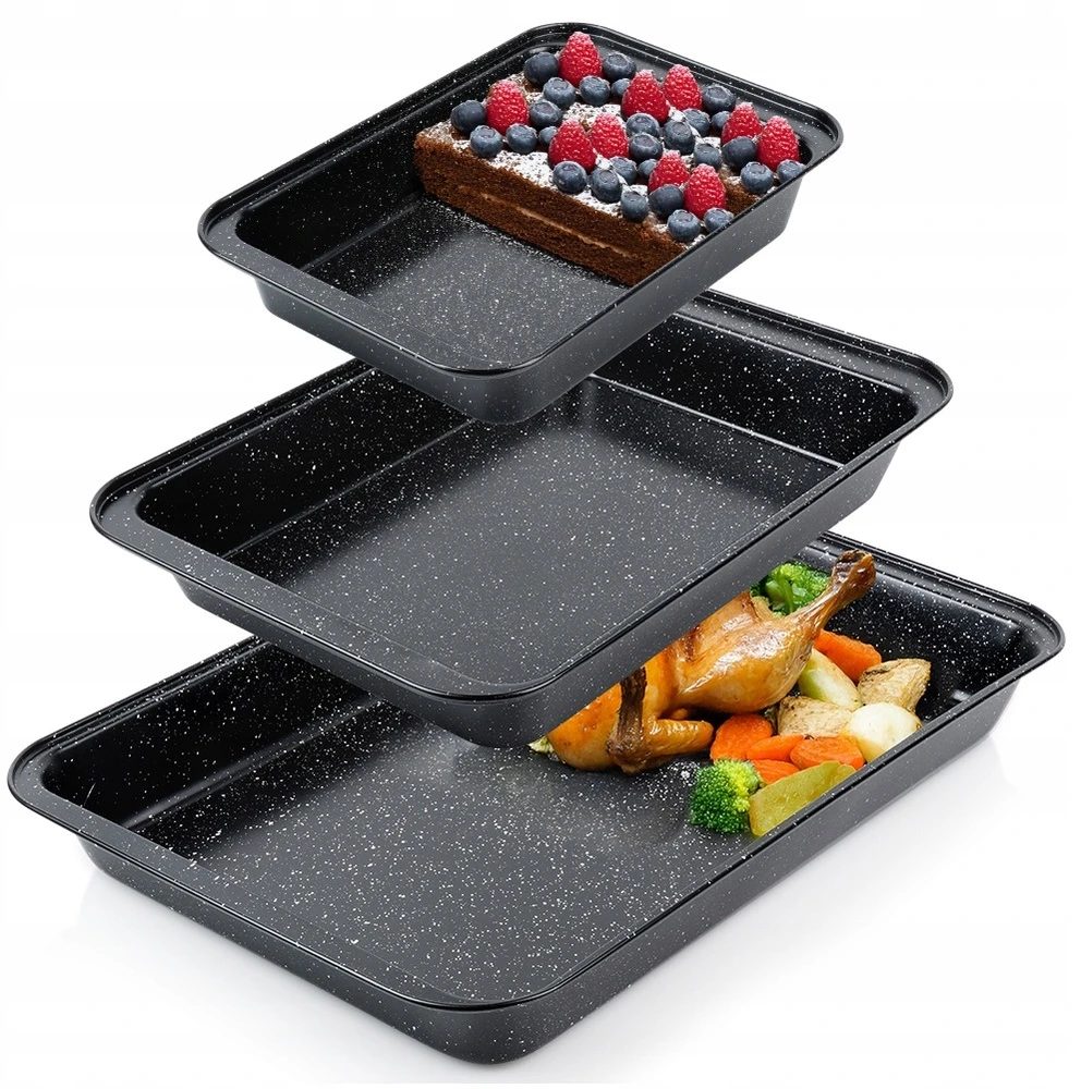 3x GRANITE formos kepimo skarda kepimo skarda kepimo skarda mėsos pyragams