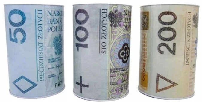 Gazelo 3x METALOWA SKARBONKA PUSZKA PLN ZŁ ŚWINKA $$$ LOL