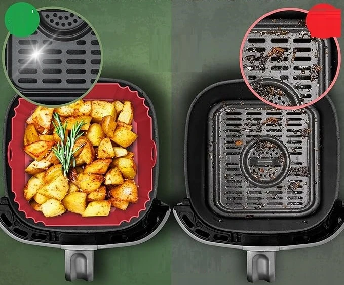 3X SILICONE MOLD 3,7 L AIRFRYER INDŲ PLAVYBĖ GALIMA BE BPA
