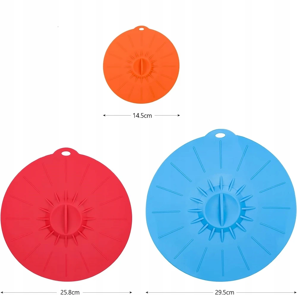 3X SILIKONINIAI SIURBUČIAI DUBELIŲ MAISTO UŽDANDŽIAMS UŽDengTI