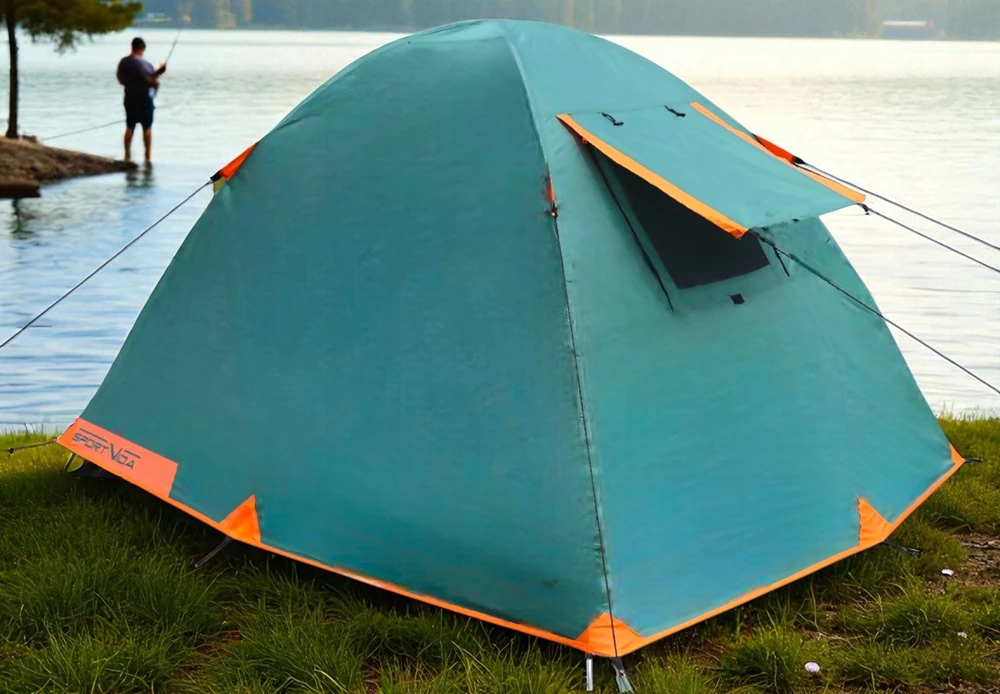 4-AMENIŲ ŠEIMOS PALAPINĖ, ATLIERIU VANDENIUI, 4000mm, TROPIC, TINKLAS nuo uodų, SPORTVIDA
