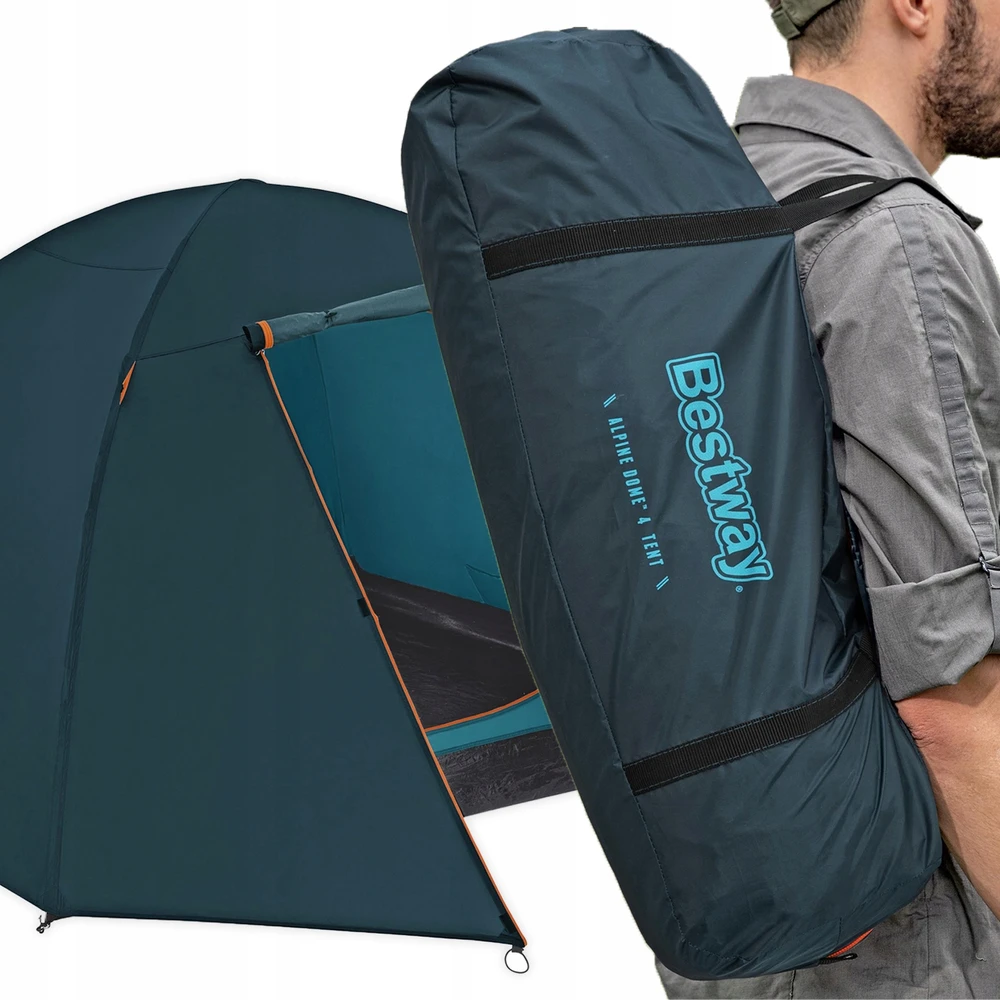 4 asmenų palapinė 280x240 su paklode ir tinkleliu nuo uodų Bestway 68141