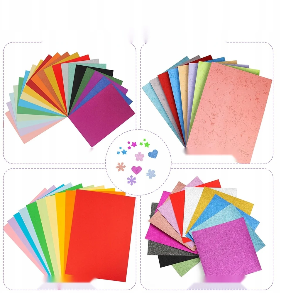 4 dekoratyvinės pjaustyklės 1 cm popieriui, raštai scrapbooking