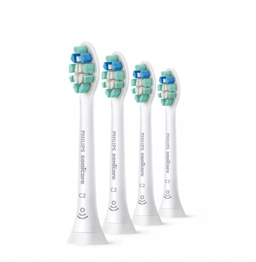 4 Philips Sonicare C2 HX9024 Optimal Plaque Defense dantų šepetėlių galvutės