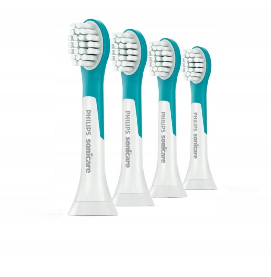 4 vnt Philips Sonicare For Kids HX6034 vaikiškų dantų šepetėlių galvučių