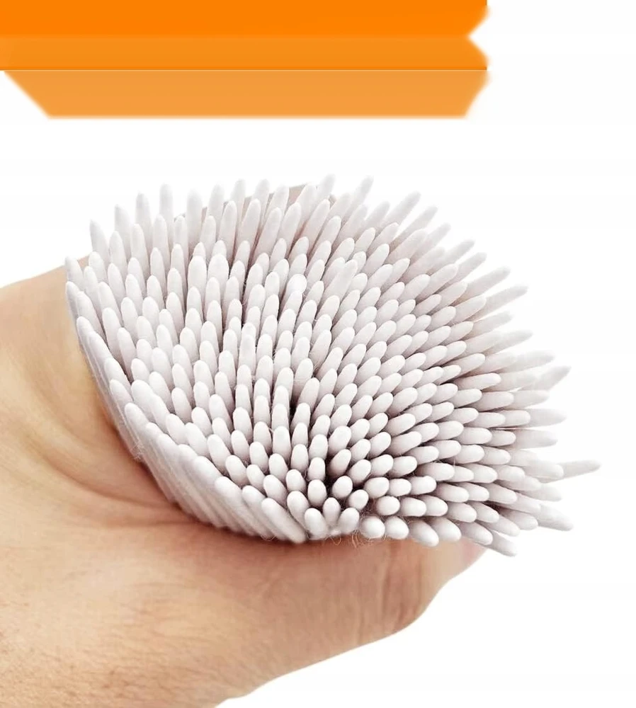 400 VIENETŲ HYGIENE POINTED MAKEUP LIPKLIKLIAI KOSMETINIS GROŽIS