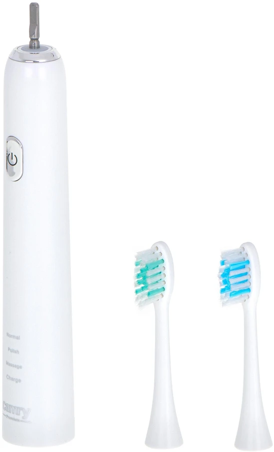 Camry Sonic Dantų šepetėlis CR 2173 Įkraunamas Suaugusiems Šepetėlių skaičius galvutės įeina 2 Number of teeth brushing modes 3 Sonic technology Baltas