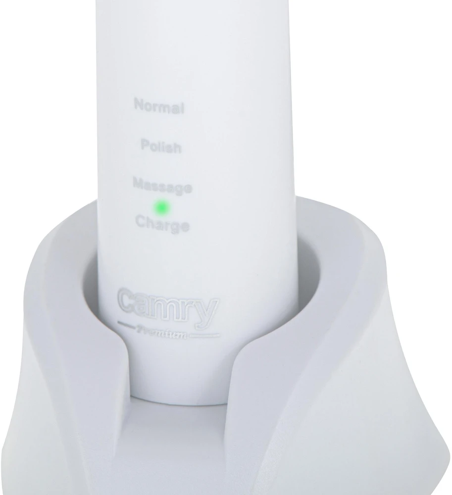 Camry Sonic Dantų šepetėlis CR 2173 Įkraunamas Suaugusiems Šepetėlių skaičius galvutės įeina 2 Number of teeth brushing modes 3 Sonic technology Baltas