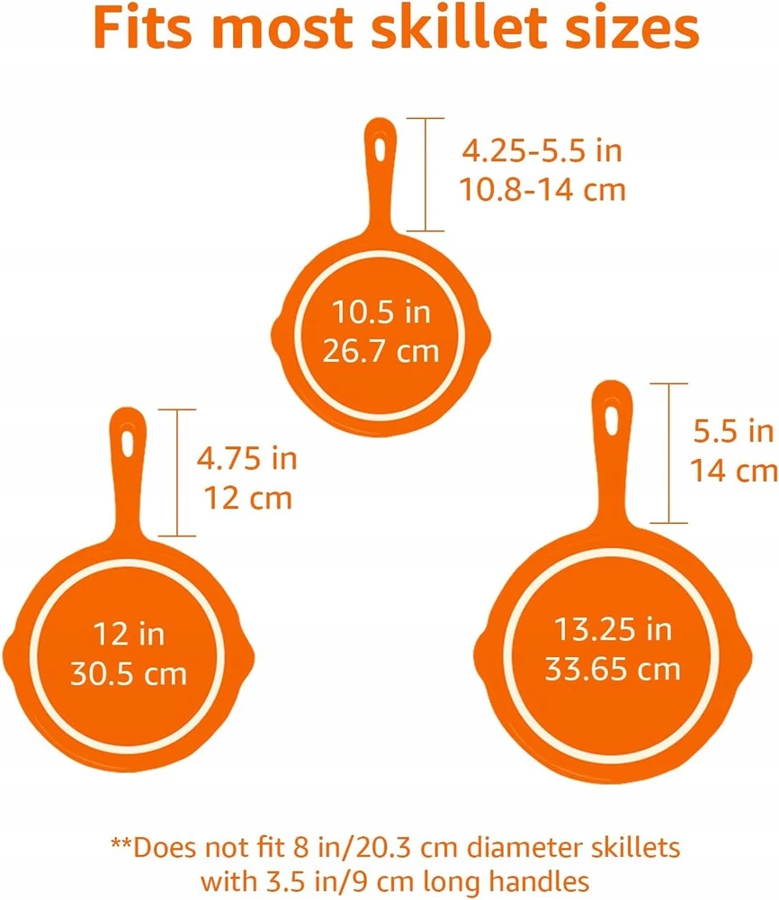49 Universalus silikoninės keptuvės rankenos dangtelis 14cm