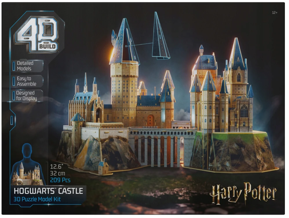 Spin Master HARRY POTTER 4D dėlionė „Hogvartso pilis“