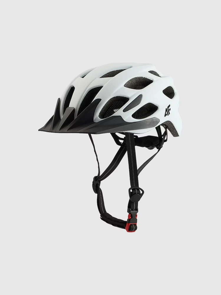 4F DVIRAČIO ŠALMAS UNISEX VYRIŠKAS MOTERIŠKAS L 59-61cm Baltas U135 SS26