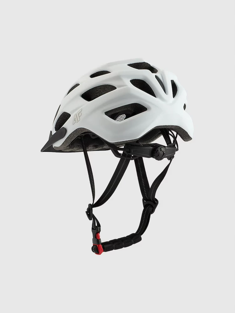4F DVIRAČIO ŠALMAS UNISEX VYRIŠKAS MOTERIŠKAS L 59-61cm Baltas U135 SS26