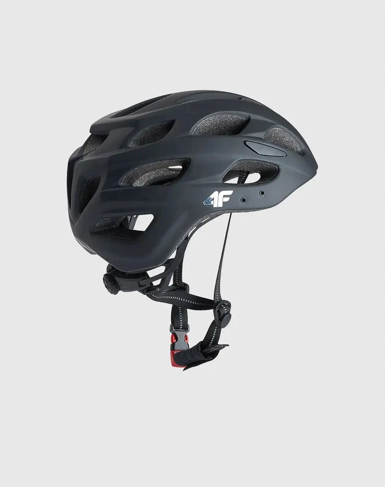 4F DVIRAČIO ŠALMAS UNISEX VYRIŠKAS MOTERIŠKAS 51-54CM Juodas U135 SS26