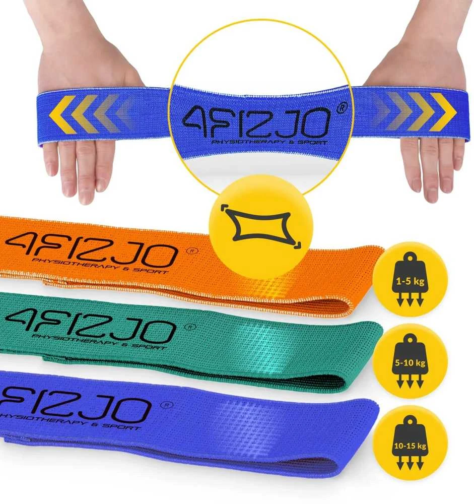 4Fizjo 3 FLEX BAND mankštos juostų rinkinys
