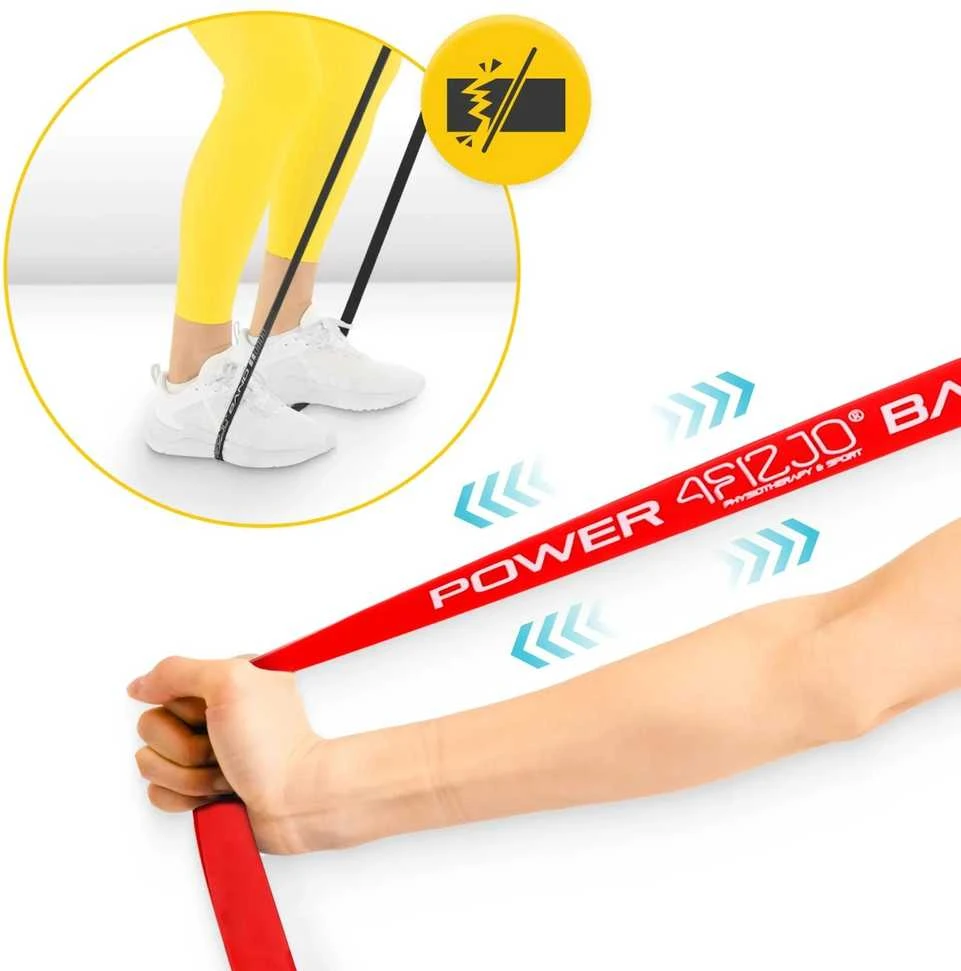 4Fizjo 3 POWER BAND mankštos pasipriešinimo juostų rinkinys