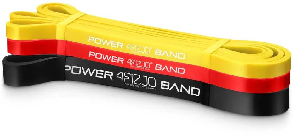 4Fizjo 3 POWER BAND mankštos pasipriešinimo juostų rinkinys