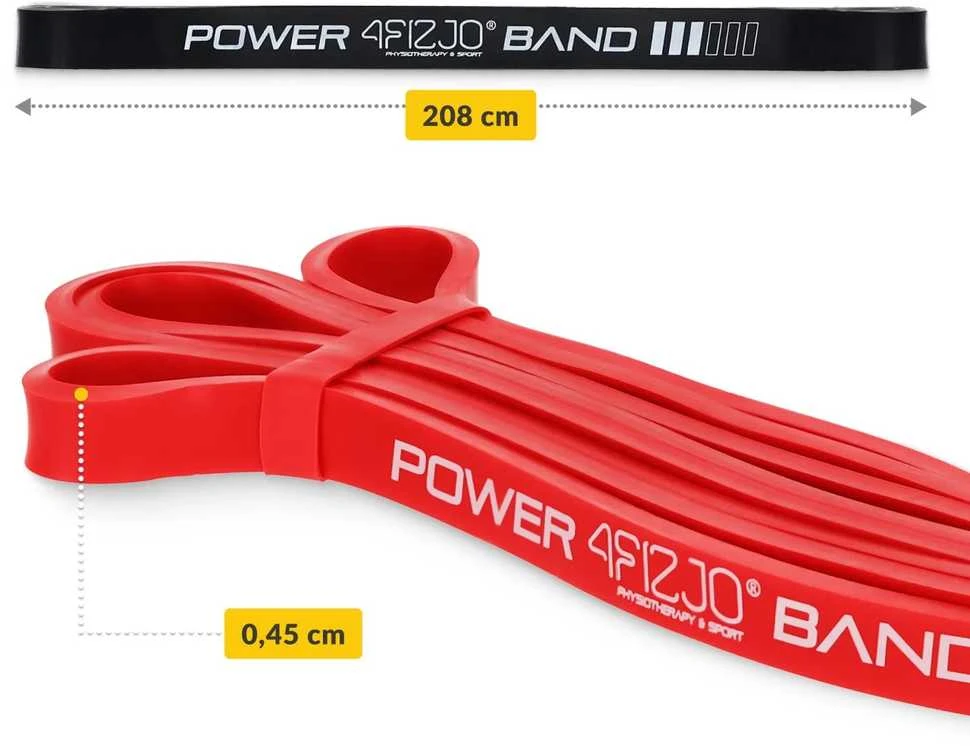 4Fizjo 3 POWER BAND mankštos pasipriešinimo juostų rinkinys