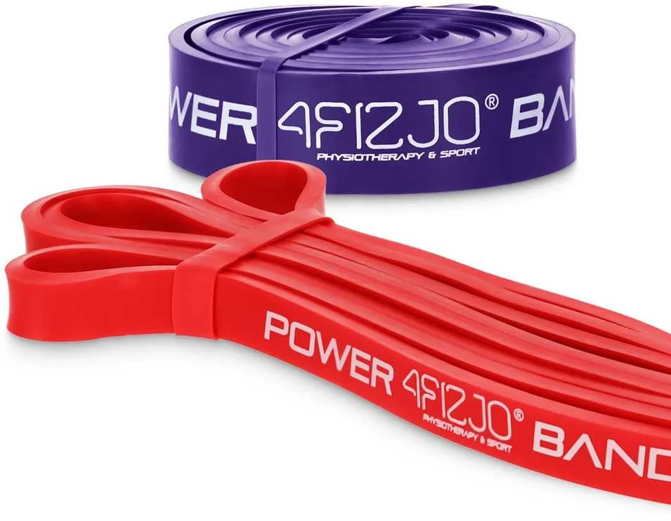 4Fizjo 4 POWER BAND mankštos pasipriešinimo juostų rinkinys