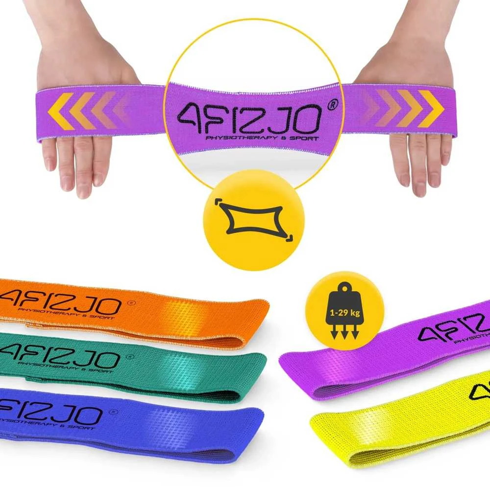 4Fizjo 5 FLEX BAND audinio juostų rinkinys