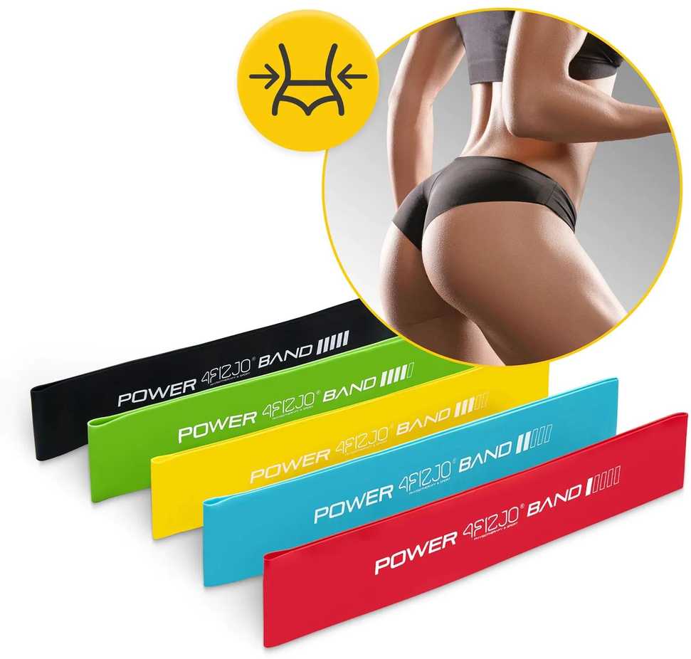 4Fizjo 5 MINI POWER BAND mankštos juostų rinkinys