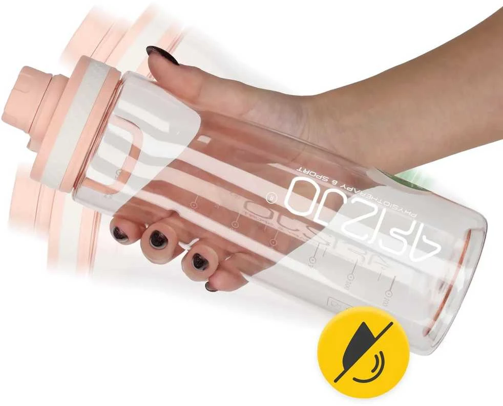 4Fizjo 850 ml rožinis sportinis vandens butelis