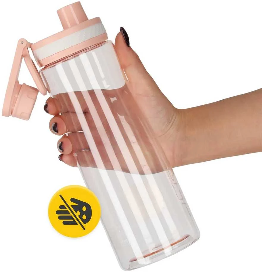 4Fizjo 850 ml rožinis sportinis vandens butelis