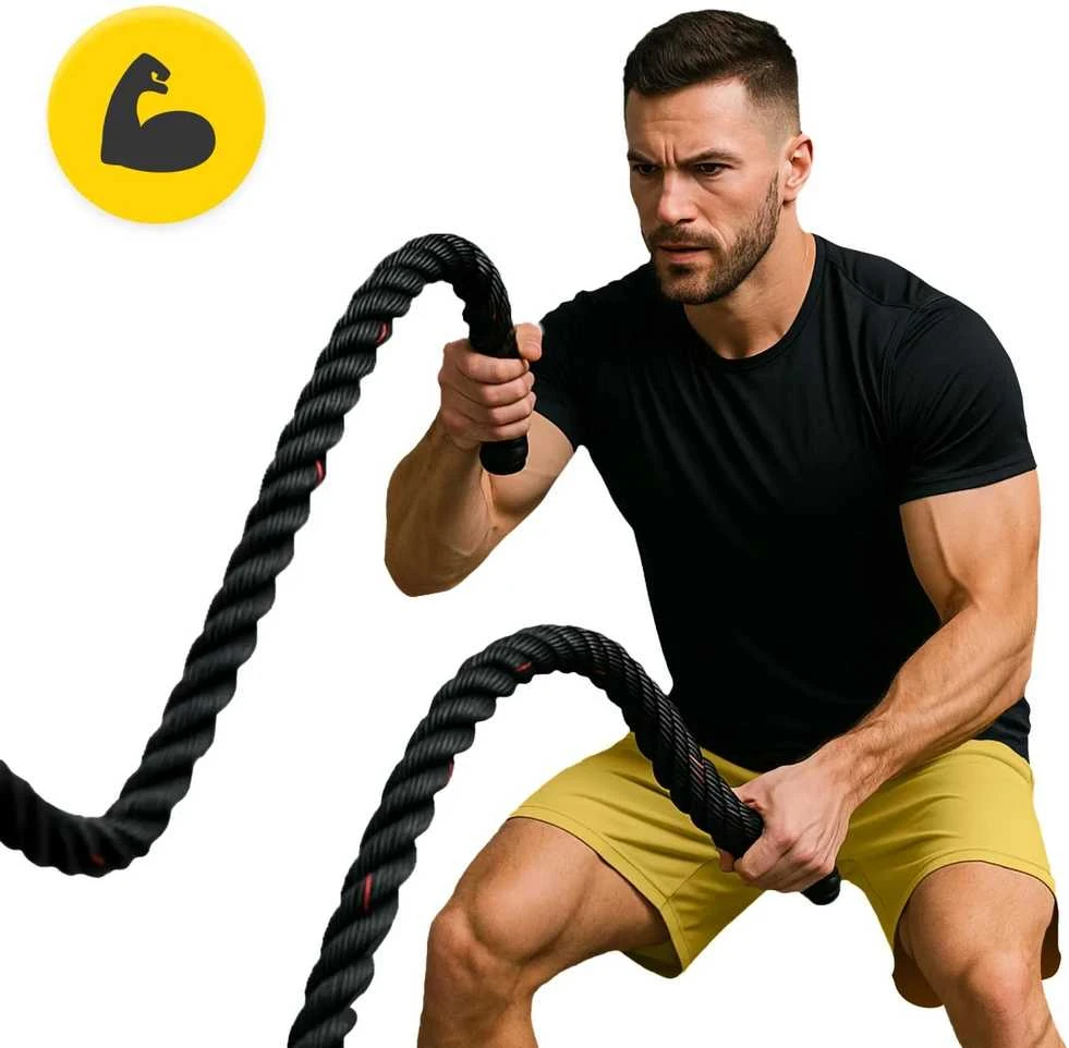 4Fizjo 9 m ilgio treniruočių virvė „Power Rope“