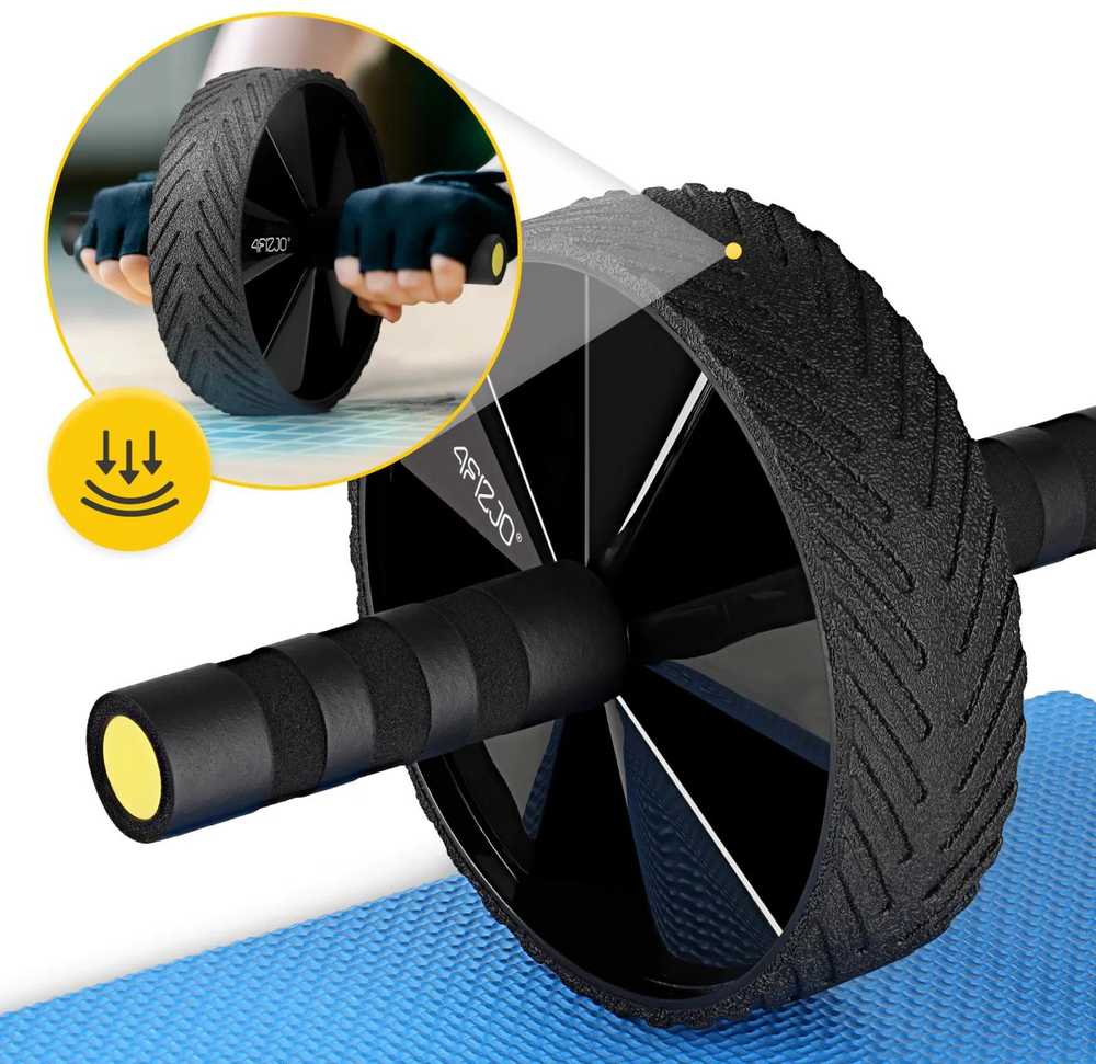 4Fizjo AB WHEEL PRO pilvo preso pratimų ratas, geltonas