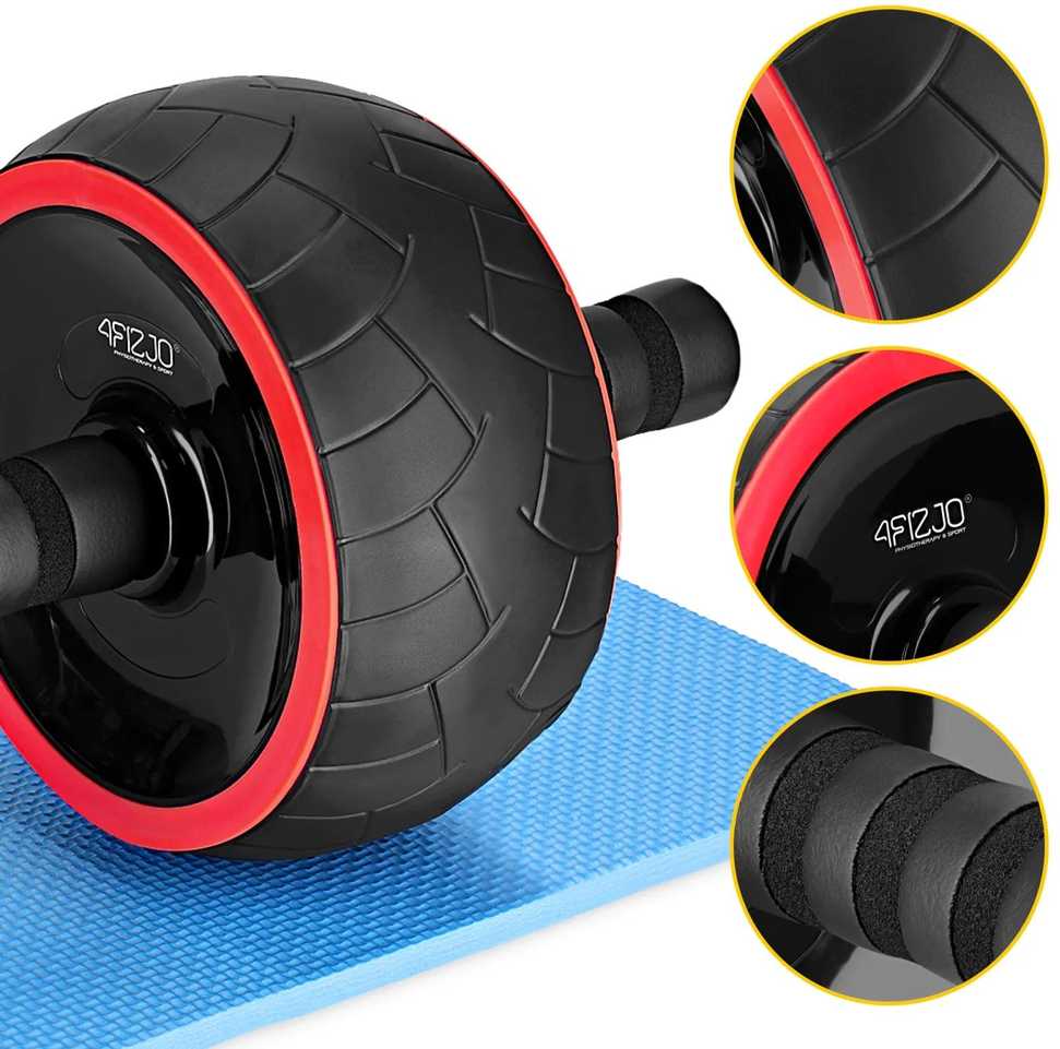 4Fizjo AB WHEEL XL pilvo preso pratimų ratas, raudonas